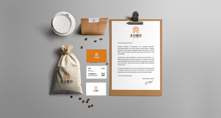 农产品品牌|涵象设计:太行粮仓logo&VI设计